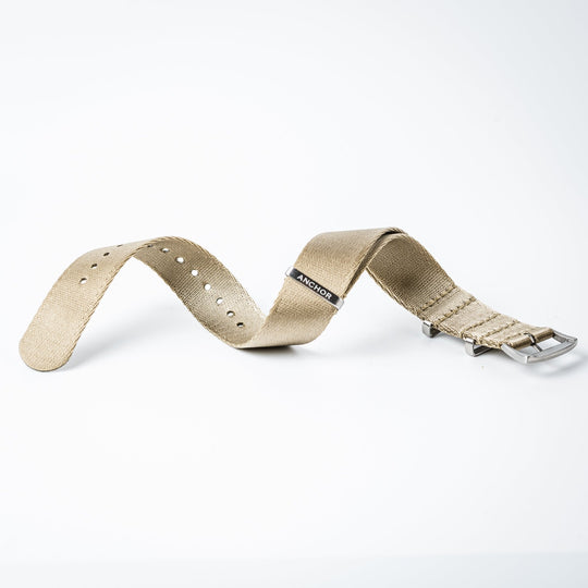 Khaki Premium Nylon Strap - Anchor Strap Co.