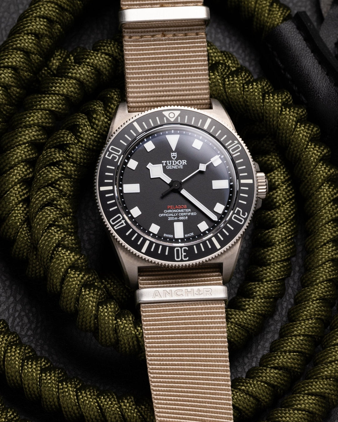 Khaki Standard Nylon - Anchor Strap Co.