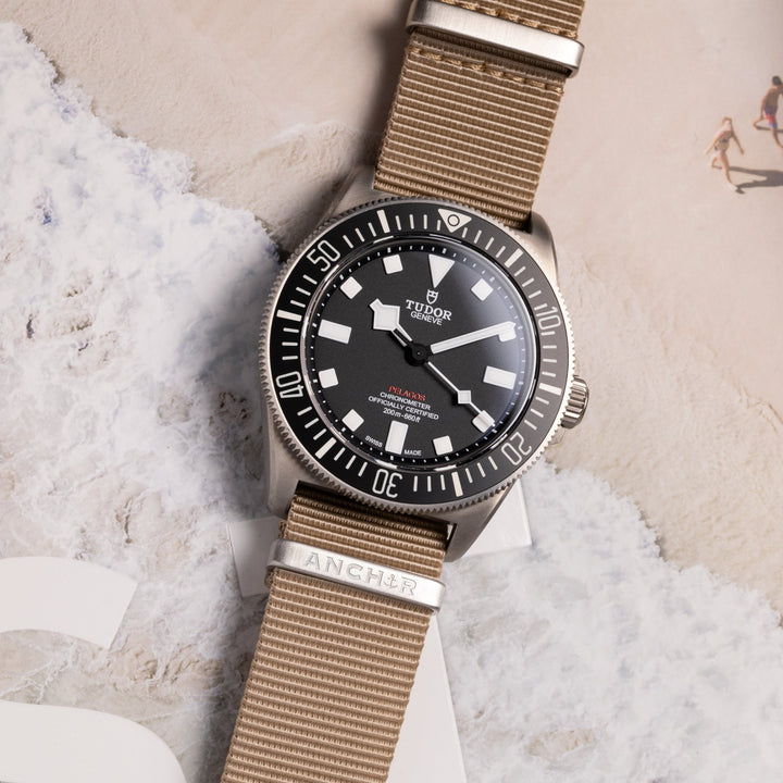 Khaki Standard Nylon - Anchor Strap Co.