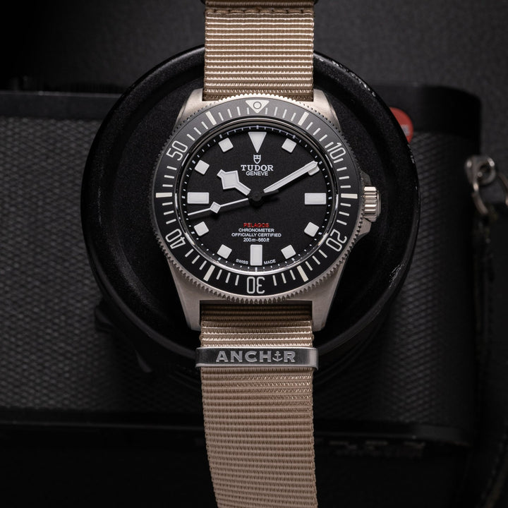 Khaki Standard Nylon - Anchor Strap Co.