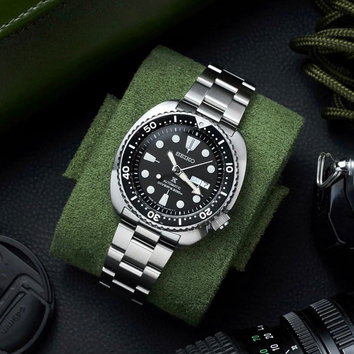Kumamoto™ Bracelet for Seiko Turtle – Anchor Strap Co.