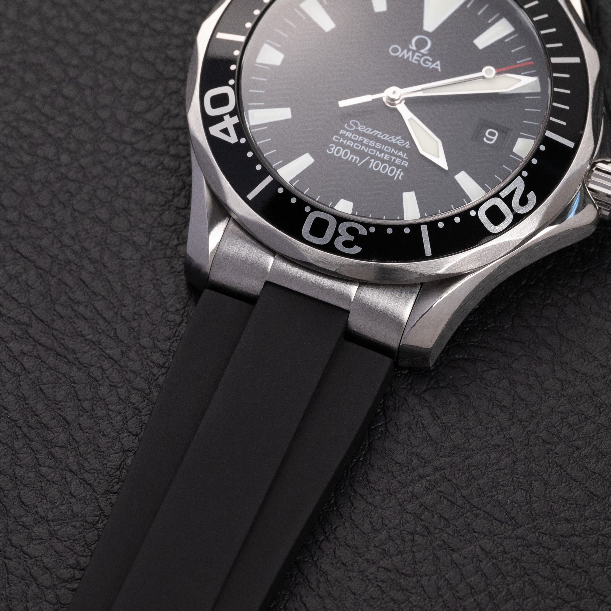 Kumamoto™ CTS End-Link Rubber Strap for 41mm Omega Seamaster