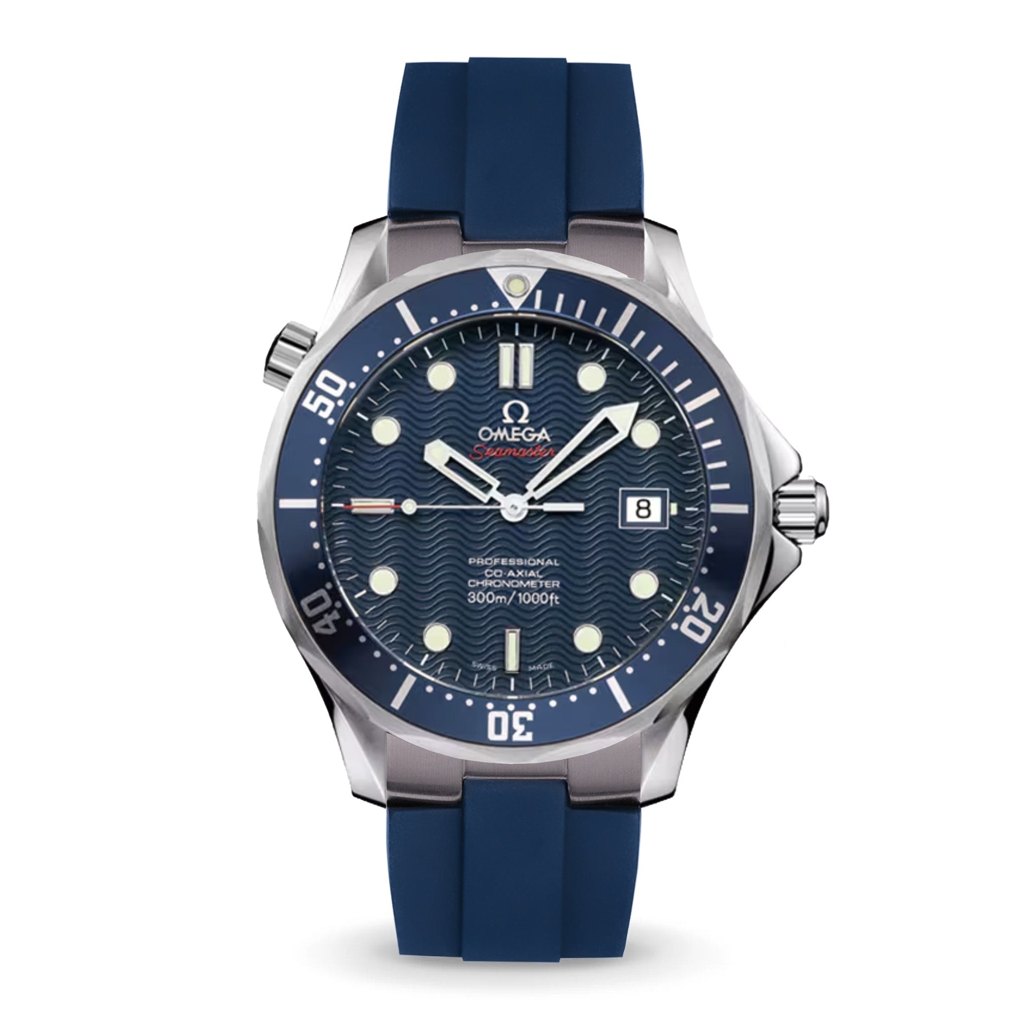 Kumamoto™ CTS End-Link Rubber Strap for 41mm Omega Seamaster