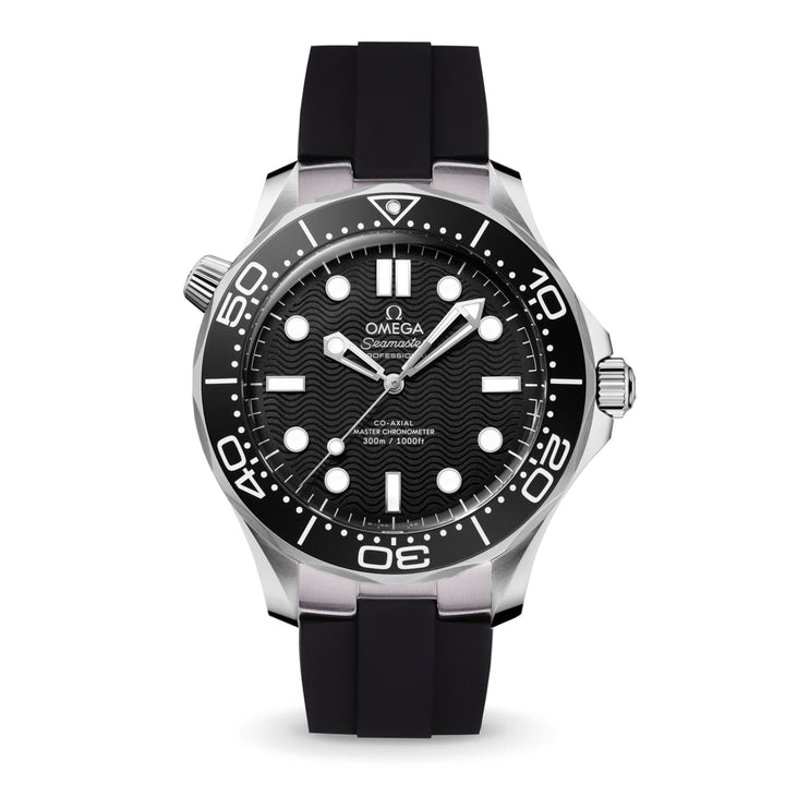 Kumamoto™ CTS End - Link Rubber Strap for 42mm Omega Seamaster - Black - Anchor Strap Co.
