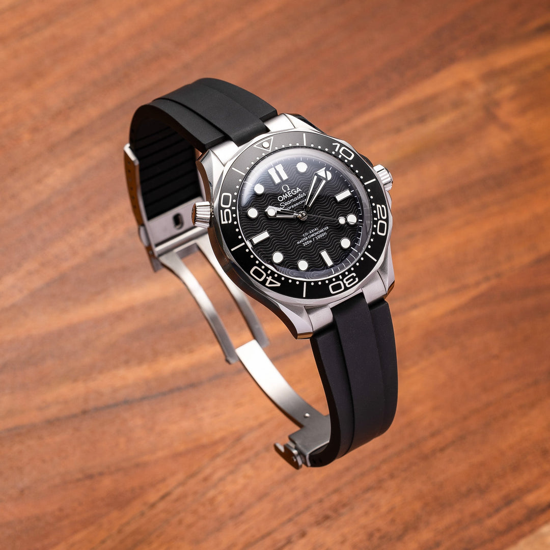 Kumamoto CTS End - Link Rubber Strap for Omega Seamaster - Anchor Strap Co.