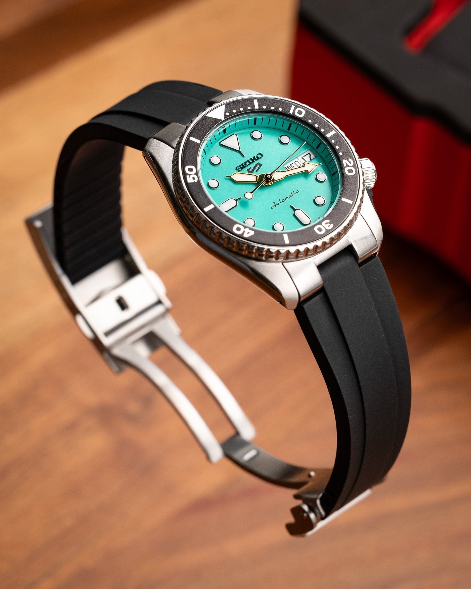 Kumamoto CTS End-Link Rubber Strap for Seiko SRPE – Anchor Strap Co.