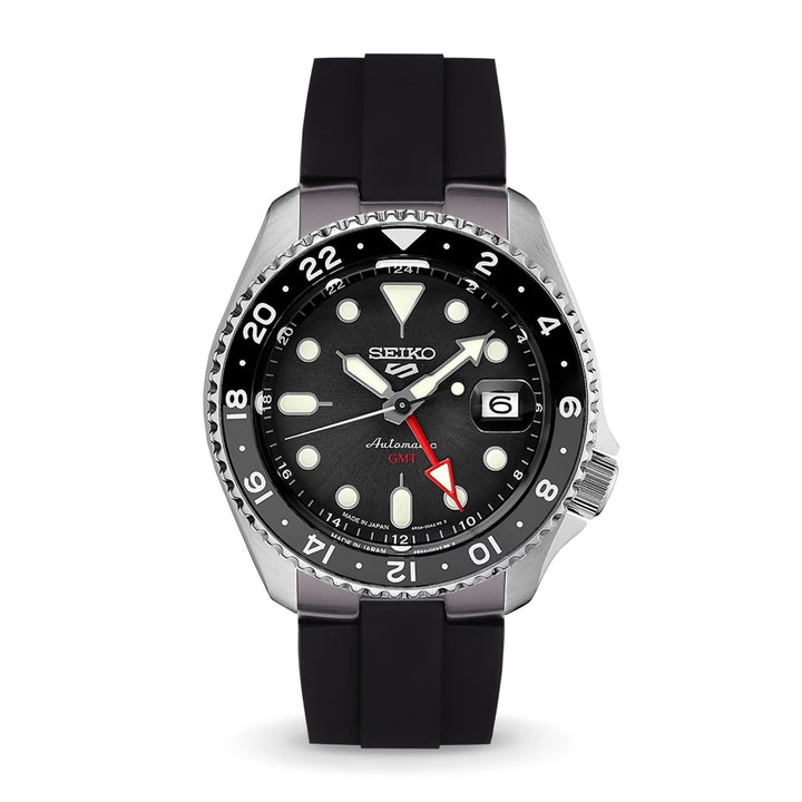 Kumamoto™ CTS End - Link Rubber Strap for Seiko SSK GMT - Black - Anchor Strap Co.
