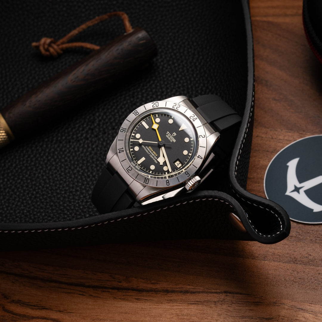 Kumamoto CTS End - Link Rubber Strap for Tudor Black Bay Pro - Anchor Strap Co.