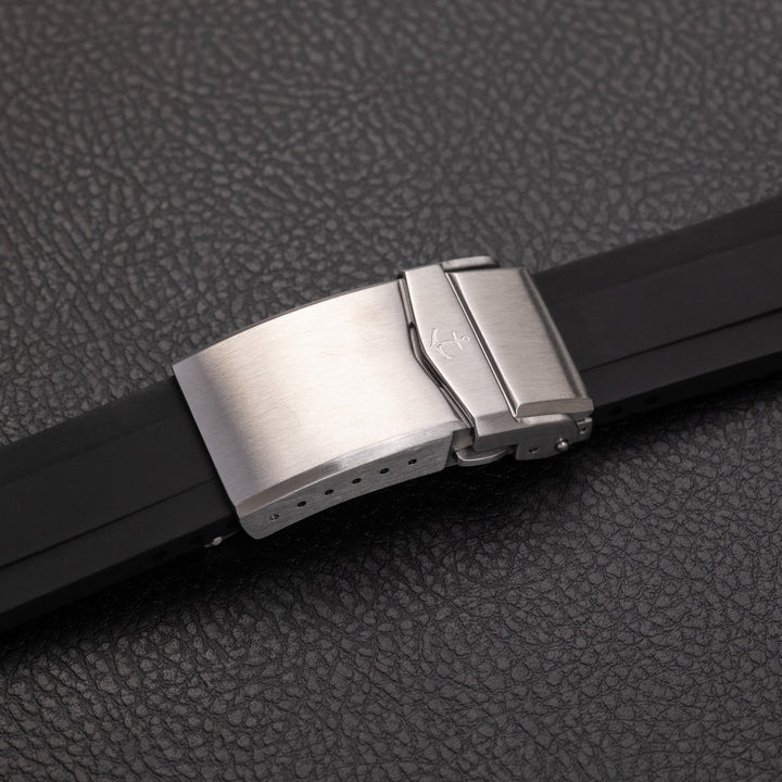 Kumamoto™ CTS Rubber Strap - Black - Anchor Strap Co.