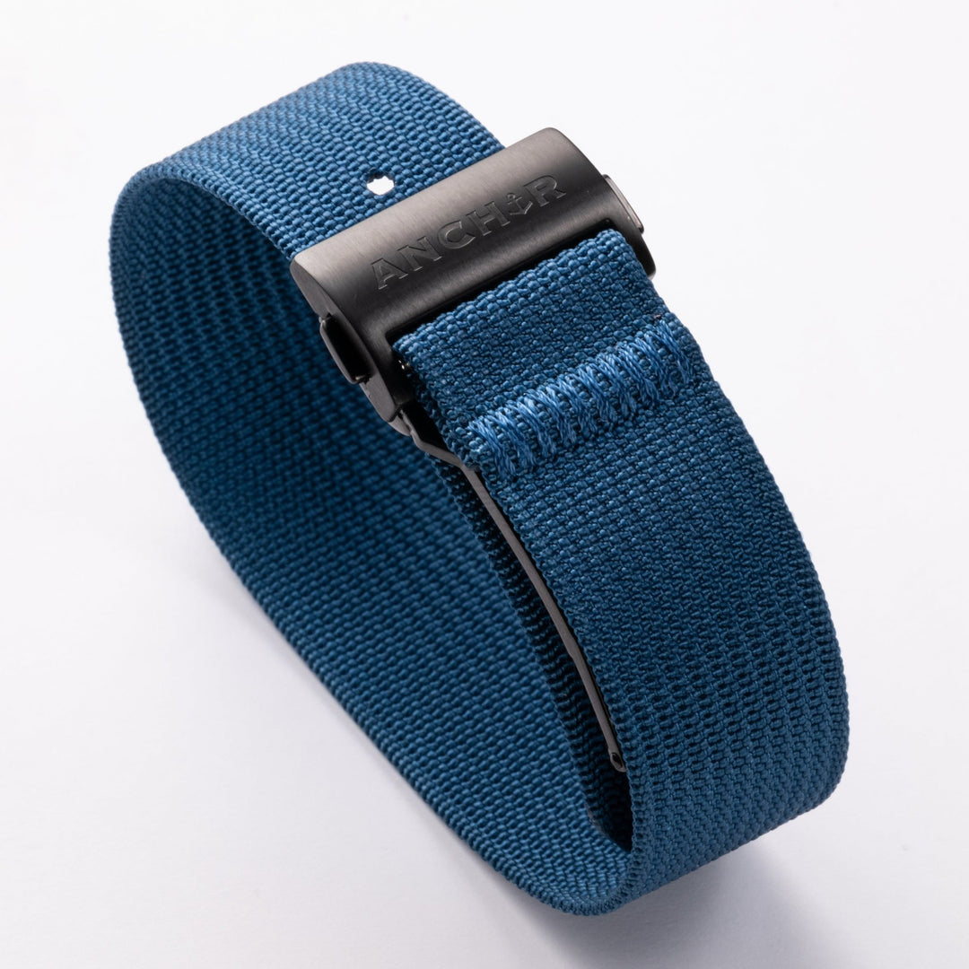 Marine Blue Deployant Nylon Strap - Anchor Strap Co.