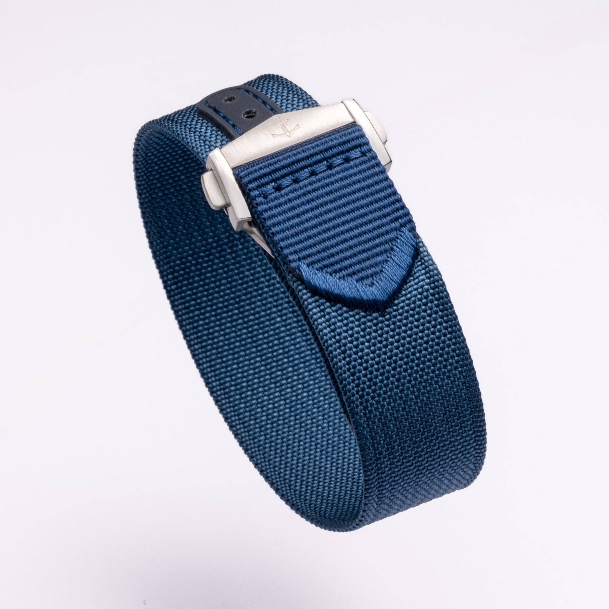 Marine Blue Deployant Nylon Strap MkIII - Anchor Strap Co.