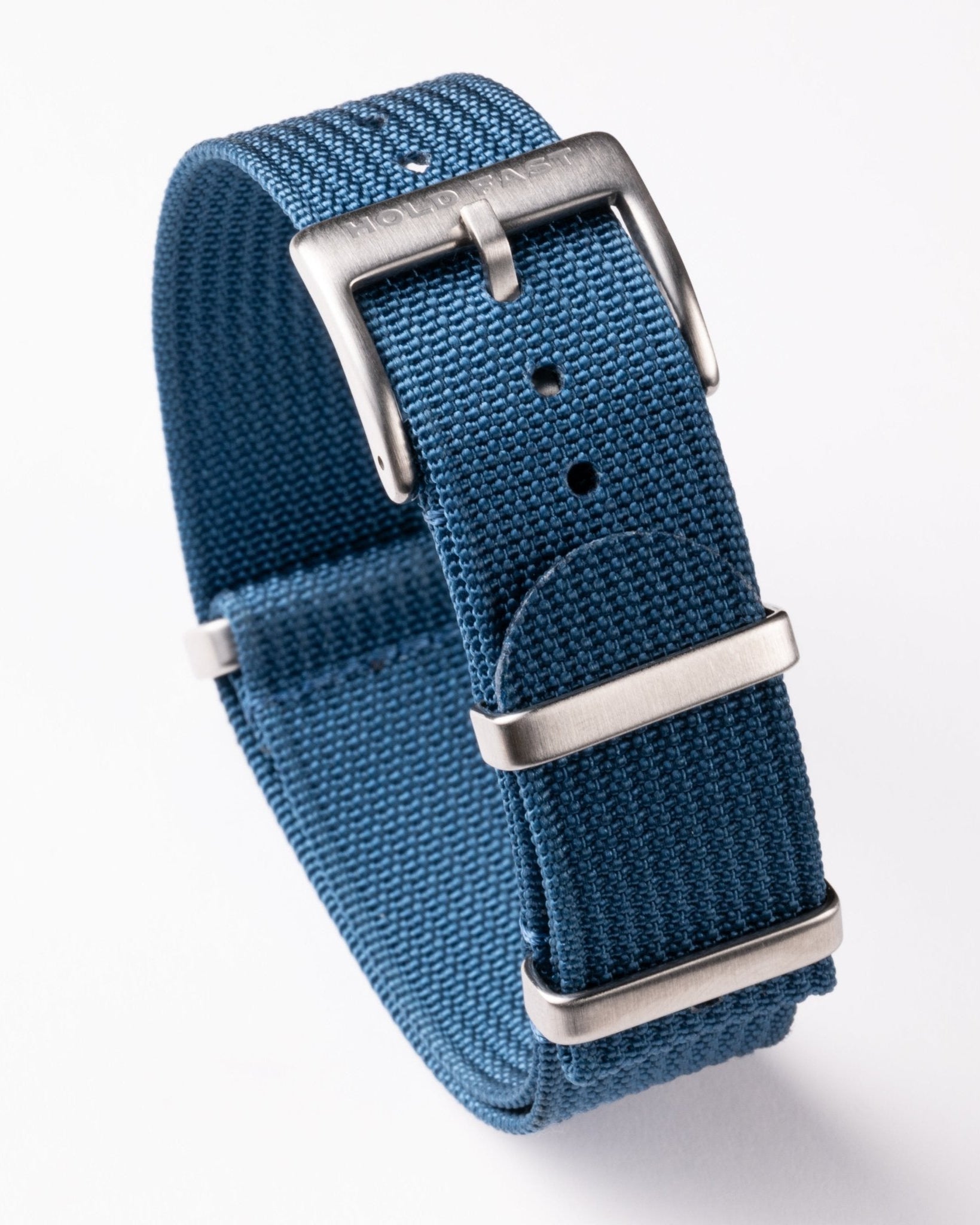 Marine Blue Ribbed Nylon Strap - Anchor Strap Co.