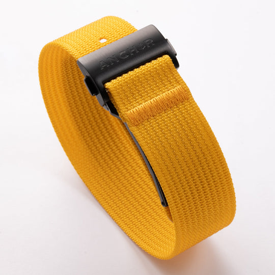 Mustard Deployant Nylon Strap - Anchor Strap Co.