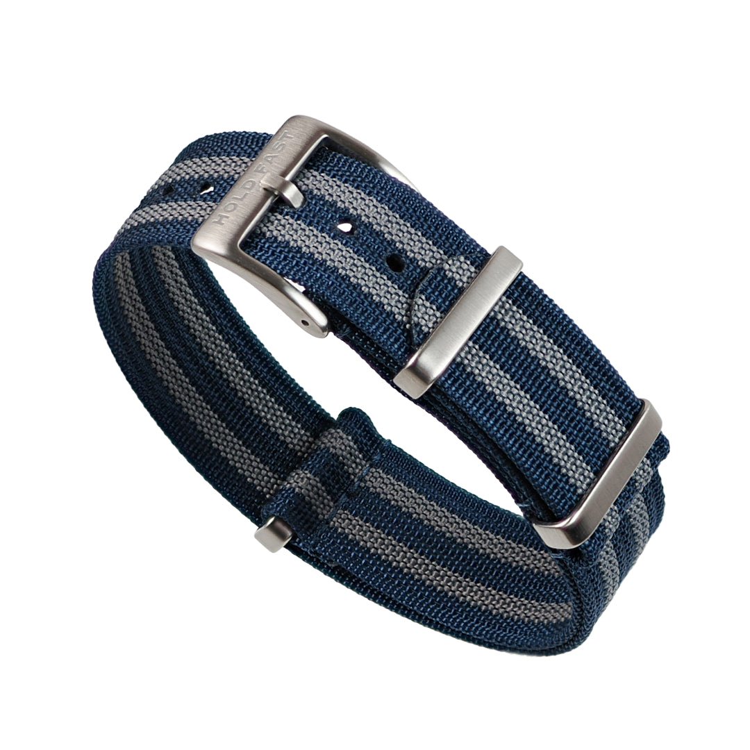 Navy Bond Ribbed Nylon Strap - Anchor Strap Co.