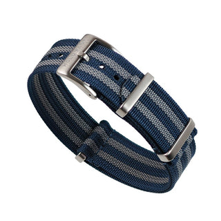 Navy Bond Ribbed Nylon Strap