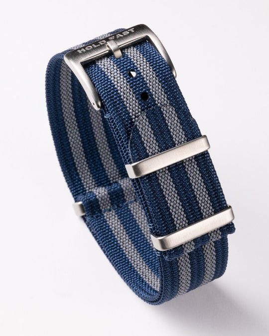 Navy Bond Ribbed Nylon Strap - Anchor Strap Co.