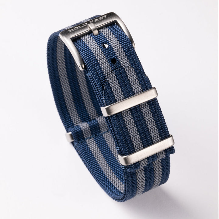 Navy Bond Ribbed Nylon Strap - Anchor Strap Co.