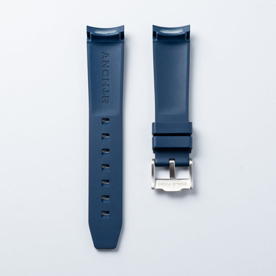 Navy FKM Strap for Speedmaster - Anchor Strap Co.