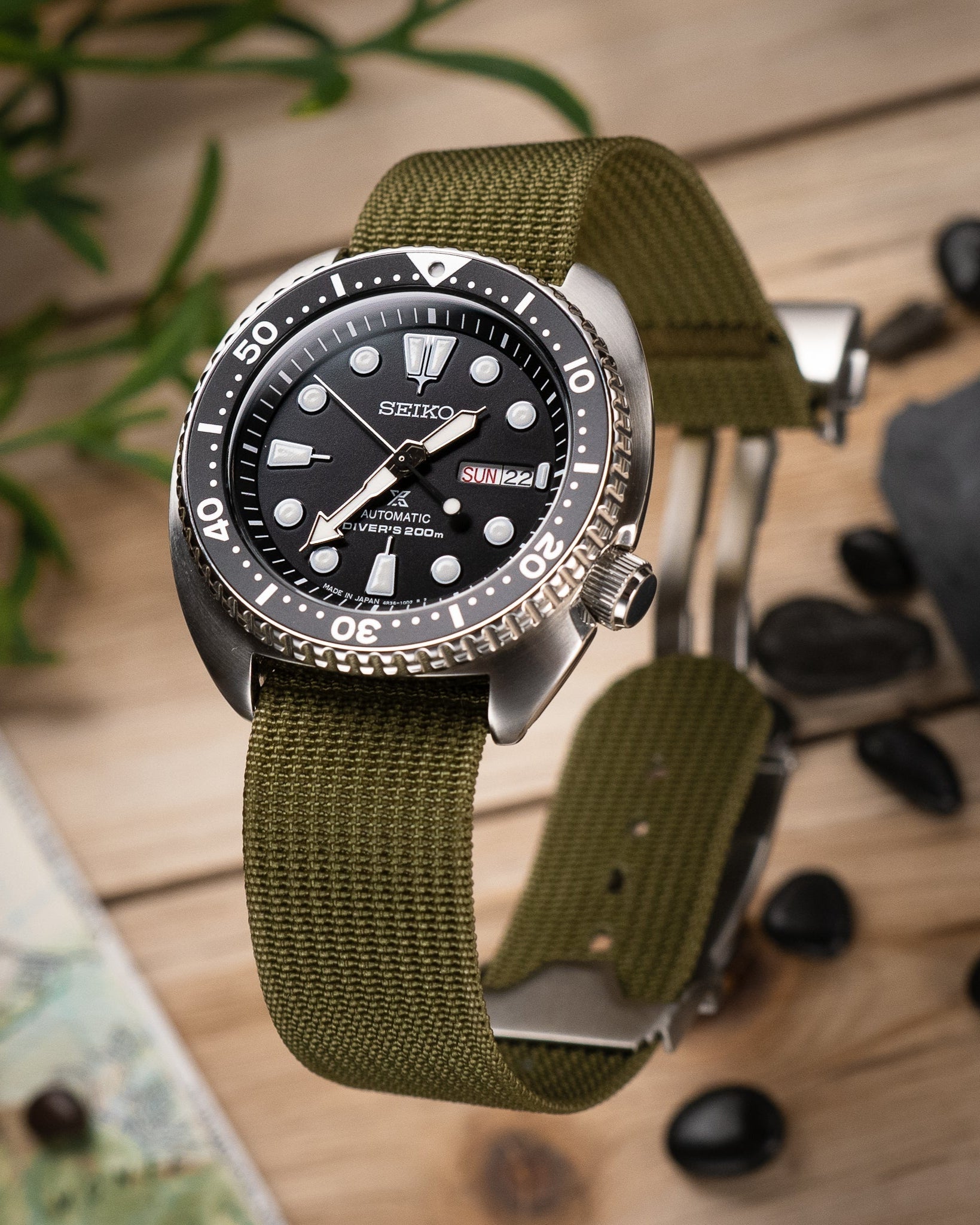 OD Green Deployant Nylon Strap