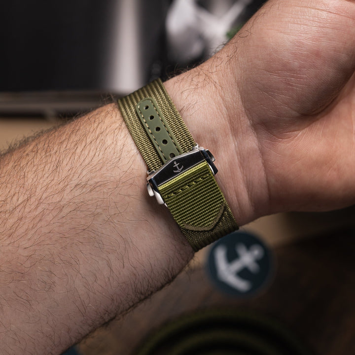 OD Green Deployant Nylon Strap MkIII - Anchor Strap Co.