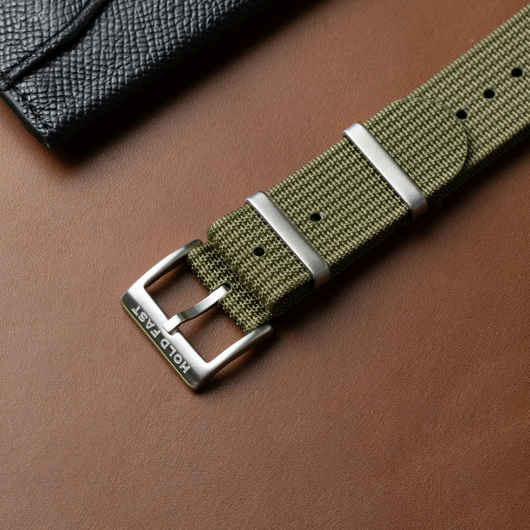 OD Green Ribbed Nylon Strap - Anchor Strap Co.