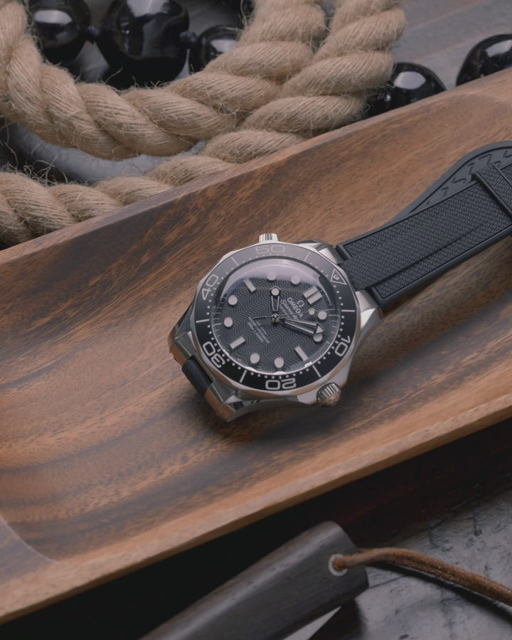 AnchorFlex™ End-Link for Omega Seamaster 42mm - Bathyscaphe Black