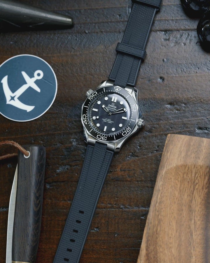 AnchorFlex™ End-Link for Omega Seamaster 42mm - Bathyscaphe Black