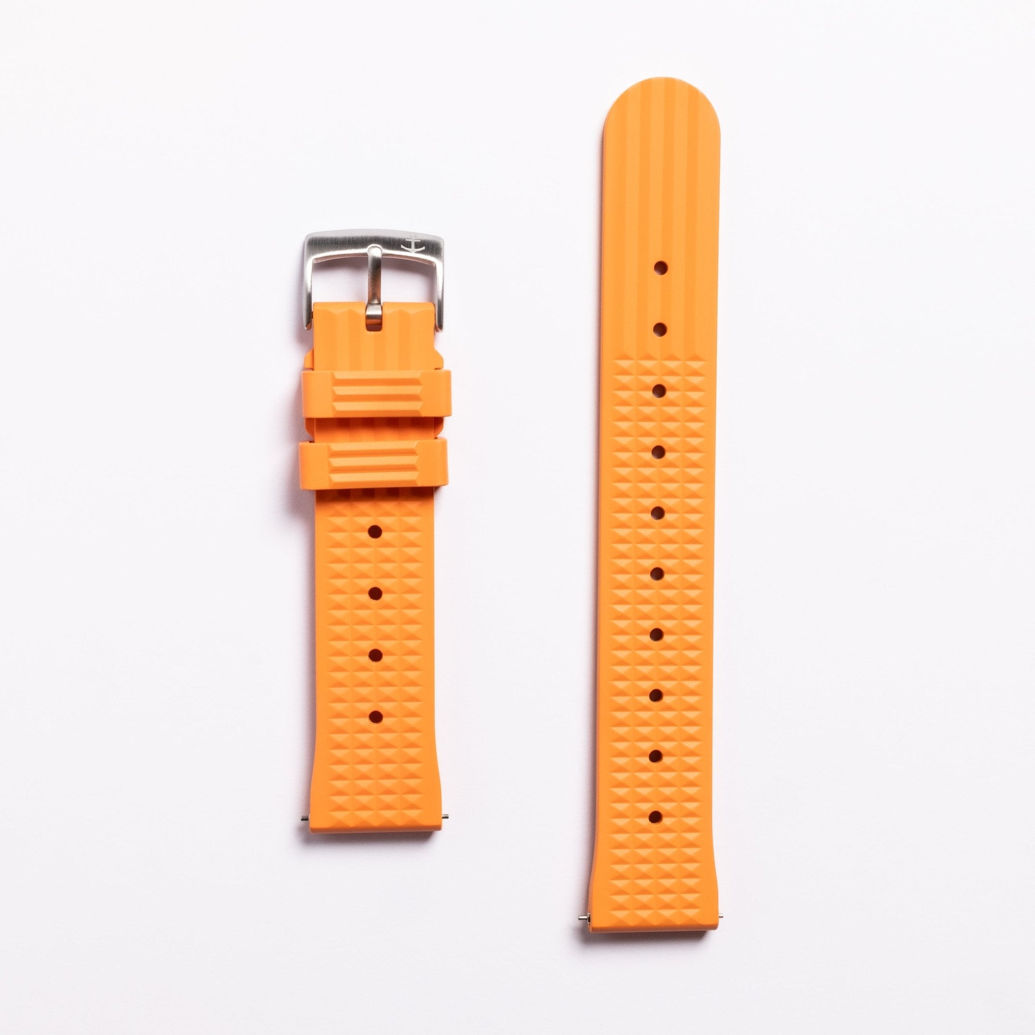 Seahunter Waffle Strap - Orange - Anchor Strap Co.