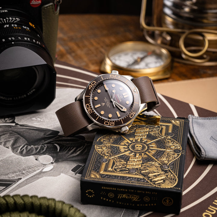 Single - Pass FKM Rubber Strap - Mahogany Brown - Anchor Strap Co.